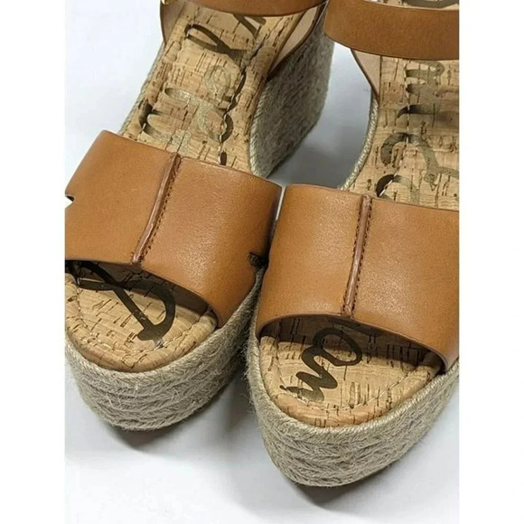 Sam Edelman Women's Maura Espadrille Wedge Sandals Natural Size 9.5 (MSRP $130) - Picture 6 of 11